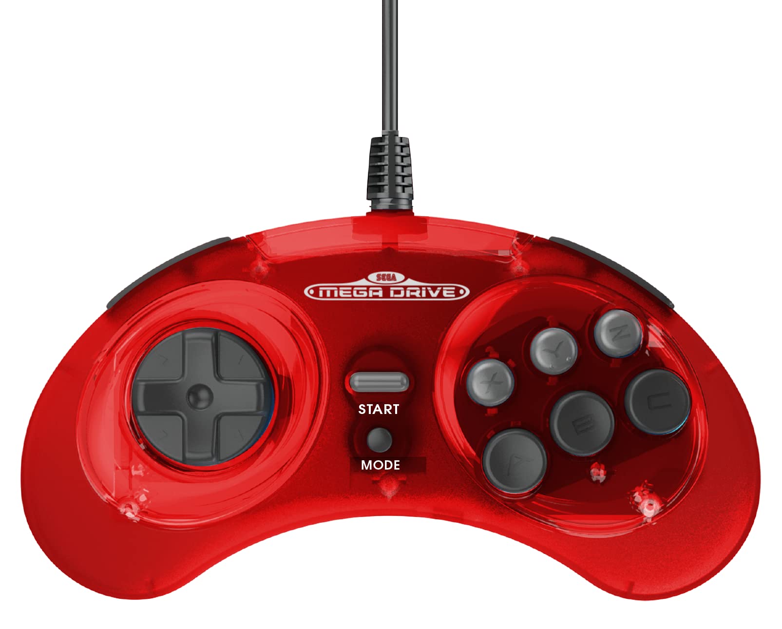 Retro-Bit Official Sega Mega Drive USB Controller 8-Button Arcade